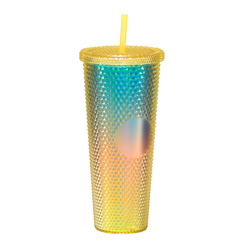 Translucent yellow-green pink