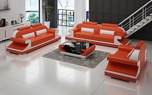 Ensemble canapé d'angle en bois massif, <span class=keywords><strong>mini</strong></span> sofa moderne de couleur beaux, meubles - Product Image 2