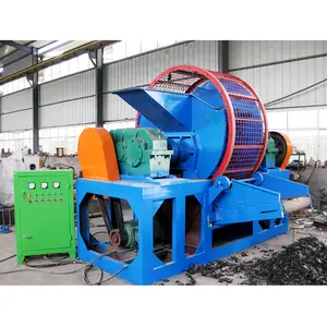 Waste Tire Crushing Machine Tire Shredder For Recycling Tyres