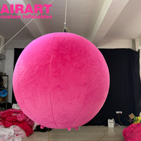 Ballons en peluche gonflables roses pour décoration de fête, prix de gros pour balles en peluche gonflables