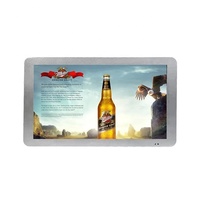 21.5 inci 24 inci Pemutar Media Digital Signage Bus dengan GPS 4G Android 10, Pemasangan di Tiang Bus, Layar Video