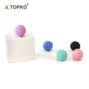 TOPKO En Stock logotipo personalizado de 50 piezas TPE <span class=keywords><strong>Bola</strong></span> de masaje puntiaguda Fitness ejercicio tejido profundo músculo relajación alivio del dolor <span class=keywords><strong>Bola</strong></span> de masaje - Product Image 2