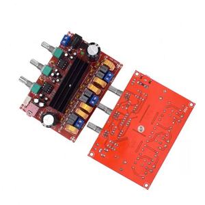 Placa amplificadora de potencia digital de 2,1 canales modelo M139 con amplio rango de voltaje de 12V-24V. TPA3116D2, 2*50W + 100W - Product Image 6