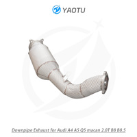 Convertisseur catalytique en acier inoxydable YT avec isolation thermique pour Audi A4 A5 Q5 2.0T