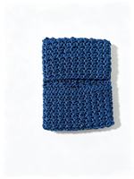 Sac à bandoulière pour téléphone en crochet fait main avec pochette pour cartes, sac à bandoulière miniature en tissu tressé bohème avec pompon pour un usage quotidien