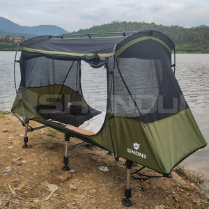 SNDN une personne Portable Camping pliable hors sol tente de pêche surélevée Camping <span class=keywords><strong>lit</strong></span> tente <span class=keywords><strong>lit</strong></span> tente <span class=keywords><strong>lit</strong></span> bébé tente - Product Image 1