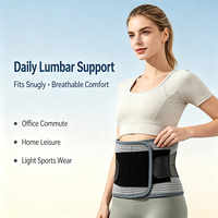 Ceinture de soutien lombaire respirante à double traction, réglable, pour le travail, le sport et la correction de la posture
