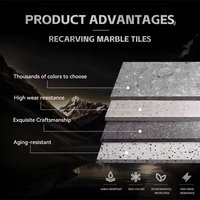 Nouvelle Collection : Carrelage Mural et de Sol en Terrazzo Gris Moderne, Pierre Artificielle pour Hôtels et Salles de Bain