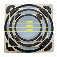 Système de coussinets d'air robustes conformes CE pour le déplacement omnidirectionnel en salle blanche d'usine