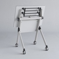 Ensemble table et chaises pliantes pour formation, table de conférence mobile, bureau pliant, chaise de bureau, table de réunion pour salle de conférence