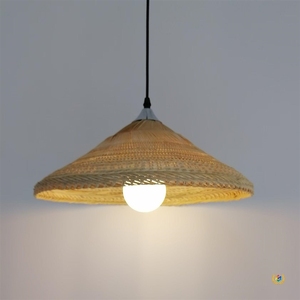 Nouvelles lampes suspendues de style chinois d'inspiration zen, décorations en paille rétro pour restaurant de fondue, maison d'hôtes, salon de thé - Product Image 2
