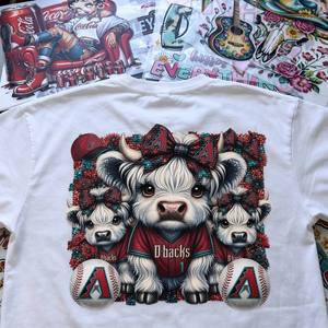 Más de 40000 Diseños con Efecto 3D, Calcomanías de PET Impermeables con Estampado DTF para Camisetas, Calcomanías con Textura en Relieve, Calcomanías Personalizadas con Logotipo, Pegatinas Premium - Product Image 2