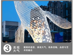 Escultura de Ciervo Facetada de Acero Inoxidable S112 y Fibra de Vidrio - Decoración de Jardín Exterior de Lujo, Adorno de Animal Ecológico Pintado a Mano - Product Image 4