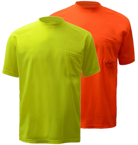 Camisetas de seguridad de secado rápido de alta visibilidad Polo reflectante de construcción personalizable con camisetas reflectantes con logotipo - Product Image 4