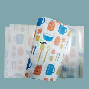 Papel Antigrasa Personalizado de 40 g/m² con Recubrimiento de PE, Grado Alimenticio, para Envolver Hamburguesas, Pan, Galletas, Leche, Gelatina, Cobertura de una Sola Cara - Product Image 4