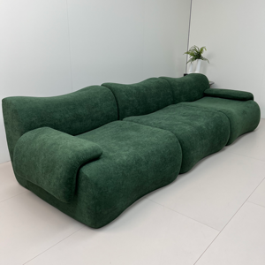 Đồ nội thất phòng khách sofa Bắc Âu yunshafa đặt ba chỗ ngồi da lộn SOFA PHÒNG KHÁCH sofa - Product Image 2