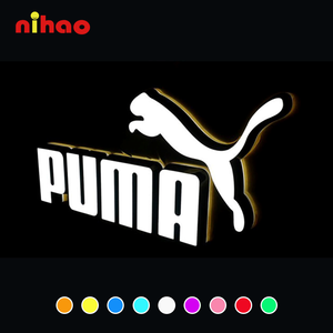 Insegna Luminosa <span class=keywords><strong>3D</strong></span> in Acrilico NIHAO, Lettere Illuminate per Decorazione Murale e Ristoranti - Product Image 1
