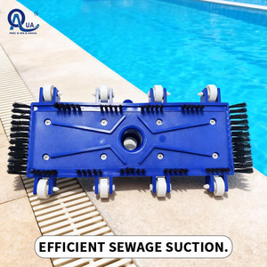 Brosse de nettoyage automatique pour piscine Water Crown de haute qualité en ABS avec design couronne carrée, ensemble complet - Product Image 2