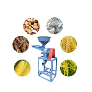 Stainless Steel Flour Mill Machine Wheat Corn Milling Equipment Spices Grinder Small for Home Use