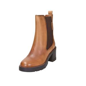 Stivaletti da Donna Carmela Color Cammello 161902 con Tacco Grosso alla Moda - Product Image 1