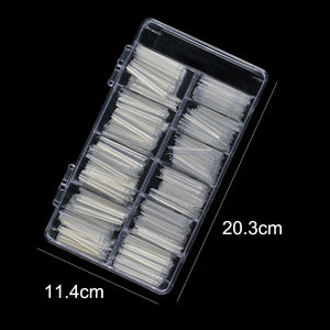 500 Pièces/Boîte, Marque Privée, Faux Ongles Extra Longs Naturels Sans Raccord Demi-Couverture Non-Courbés en C XXL, Fournitures de <span class=keywords><strong>Salon</strong></span>, Embouts d'Ongles - Product Image 6