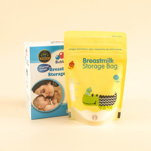 New Upgraded 8oz Insulated Breast Milk Storage bags Thermal Sensor On Sale Reusable Breast Milk Storage Bags