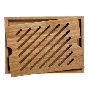 Tabla de cortar de madera natural personalizada, bloque de corte de cocina rectangular para uso en utensilios de cocina - Product Image 6