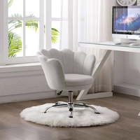 Tabouret de maquillage moderne en bois à bascule OEM/ODM, chaise de coiffeuse de salon avec hauteur réglable pour chambre, bureau à domicile, salon
