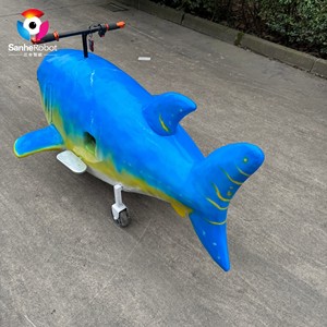 Manège extérieur en forme de requin, voiture robot électrique pour enfants, idéal pour parcs à thème, centres commerciaux et aires de jeux commerciales - Product Image 6