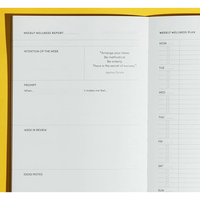 Planificateur d'autosoins et journal de santé mentale personnalisé 2025, journal de perte de poids, produits de bien-être non datés pour la santé mentale