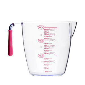 BPA Free 3 Piece Plastic <strong>Measuring</strong> <strong>Cup</strong> <strong>Set</strong> with Silicone Handle - Product Image 5