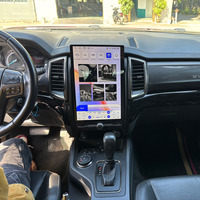 Unit Head Stereo Multimedia Navigasi GPS Layar Sentuh Vertikal 14,5 inci Untuk Ford Ranger Everest 2016-2020