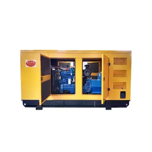 3 Phase Auto 30 Kw Silent Soundproof Parking Genset Machine Rated Voltage 400v Available 20kw 30kw 50kw 75kw