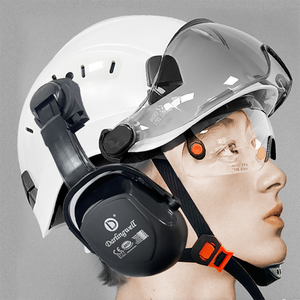 Casquette de travail réglable et légère en ABS, respirante, avec visière et protection des oreilles, système de suspension à 6 points - Product Image 4