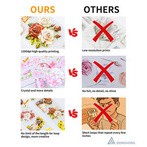 סרט דבק הולוגרפי תלת מימדי מ-<span class=keywords><strong>PET</strong></span> חתוך מראש לאביזרי יומן, מדבקות לאלבומי הדבקות, גלילי מדבקות שקופות מ-<span class=keywords><strong>PET</strong></span> בהתאמה אישית - Product Image 3