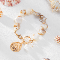 Nouveau collier pendentif en alliage de conque et étoile de mer accessoire à la mode et polyvalent plage coquille collier ensemble pour les femmes