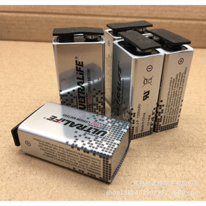 แบตเตอรี่ลิเธียม Ultralife 9V 1200mAh รูปทรงสี่เหลี่ยมผืนผ้า สำหรับมอเตอร์ไฟฟ้า - Product Image 1