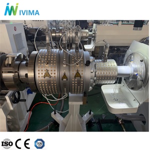Ligne de production de tuyaux en <span class=keywords><strong>PVC</strong></span> entièrement automatique avec moteur Siemens, système de contrôle PLC et conception à double vis pour un dimensionnement précis - Product Image 3