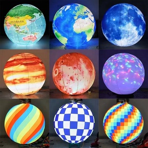 Led Eclairage Planète Boule Globe Terre Lune Mars Soleil Vénus Mercure Saturne Uranus Neptune Grande Boule Gonflable - Product Image 2