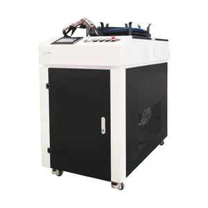 Portable Handheld Fiber Laser Welding Machine With Wheels For Stainless Steel Carbon Steel Aluminum 1000W 1500W