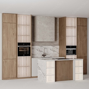 Armadietti da Cucina in Legno Laccato Bianco Stile Shaker per Progetti Alberghieri, in Compensato e Truciolato, per <span class=keywords><strong>Area</strong></span> Cucina - Product Image 3