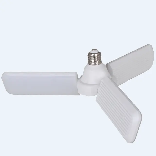 New Design 26W 39W 52W Led Fan Bulb E27 Adjustable light Foldable Fan Blade Led Light 360 Degree Energy Saving Led Bulb