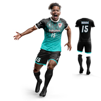 Maillots de football personnalisés, design original, tenue de football sur mesure, vêtements de sport OEM, 100% polyester, évacuation rapide de l'humidité