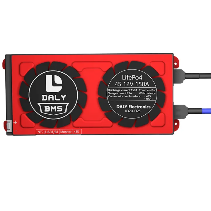 Daly Smart BMS LifePo4 4 4s 12V 150A con Equilibrio Bordo di Protezione del PWB con UART Funzione di BT per 3.2V LifePo4 Batteria