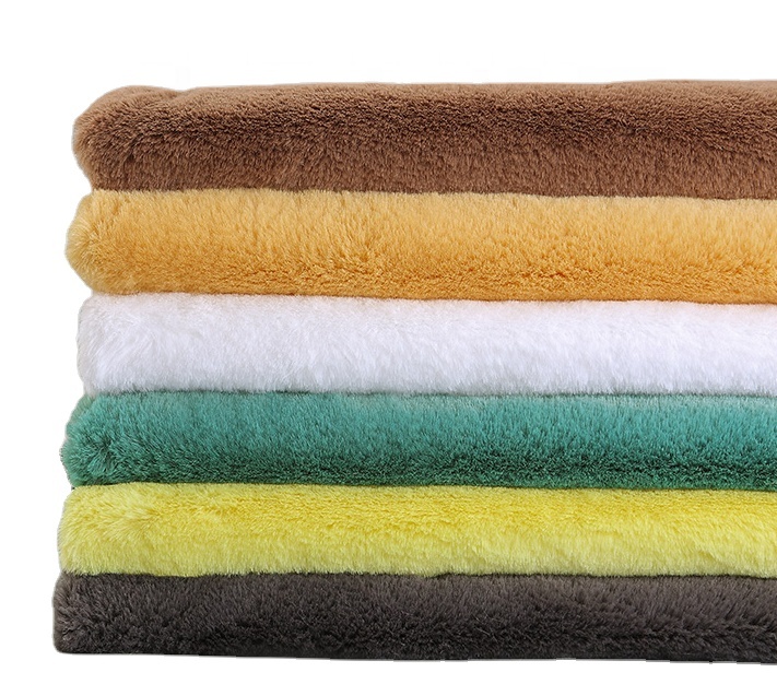 Готовые товары, низкий минимальный заказ, разноцветная Экологически чистая ткань из искусственного меха с длинным ворсом 80 мм для игрушек и домашнего текстиля