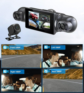 1080P Full HD GPS không dây Dashcam Video Recorder 360 độ Dash máy ảnh DVR 4 kênh hardwire kit wifi xe hộp đen cho xe ô tô - Product Image 4