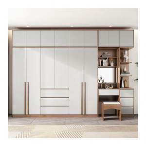 Latest Design Modern Wooden Dressing Table With Mirror Bedroom Wall <b>Cabinet</b> Clothes <b>Wardrobe</b> - Product Image 1