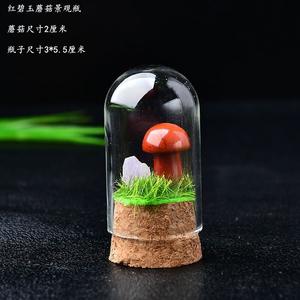 Novedades HZ, Botella Decorativa con Piedras Naturales Curativas, Botellas con Forma <span class=keywords><strong>de</strong></span> Hongo, Cristal, Tallado <span class=keywords><strong>de</strong></span> Alpaca - Product Image 4