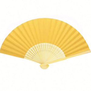Éventail portable écologique en papier japonais, éventails en bambou vierges avec logo peint, personnalisables pour mariage, éventail DIY sur mesure - Product Image 3