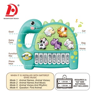 HUADA-Mini piano électrique pour enfant en bas âge, petit jouet musical, clavier, instruments, voiture, <span class=keywords><strong>2023</strong></span> - Product Image 2